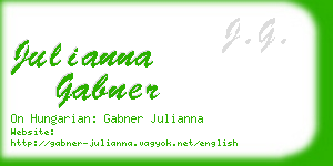 julianna gabner business card